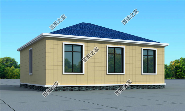 农村三室一厅一厨一卫平房图,简单实用,农村建房就要这样建_腾讯新闻