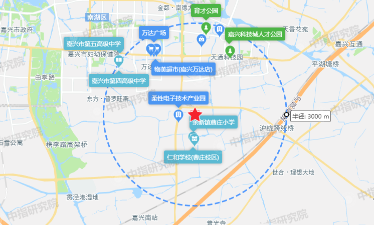 內聚集了市重點小學仁和學校(曹莊校區),浙江省二級重點中學嘉興市第