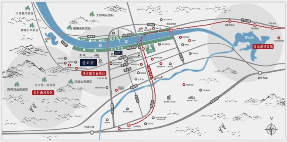 杭州临安荣上青云府售楼中心楼盘信息杭州临安荣上青云府官网