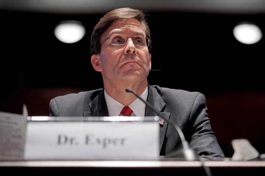 美媒5日援引美国国防部三名现任官员的消息爆料,美防长马克·埃斯珀