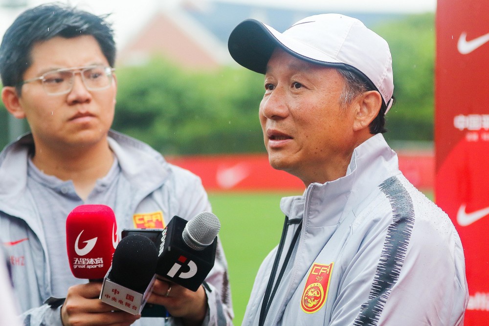 但桑一非上半场打进世界波后,国青队反而倒是放开