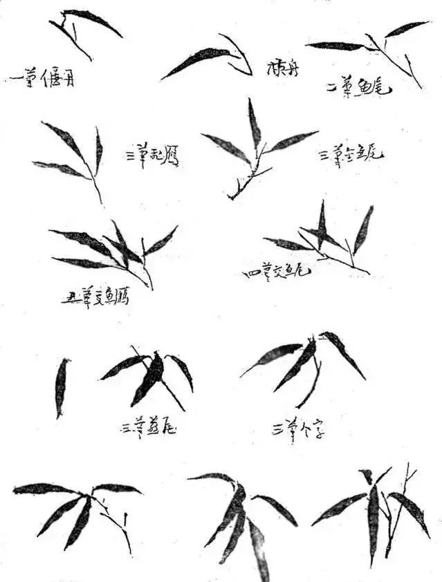 竹子的写意画法,含图文教程,超级详细,让你分分钟成为国画大师!