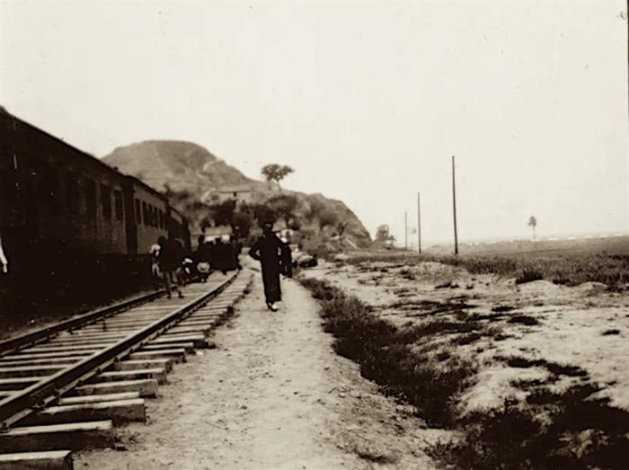 1910年京張鐵路老照片是中國人自行設計和施工的第一條鐵路幹線