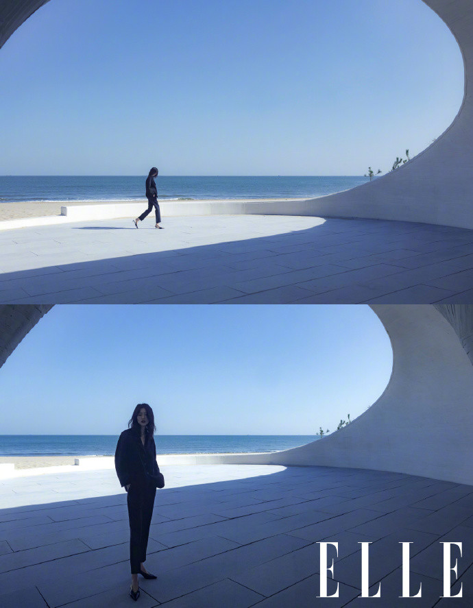 优雅高级超模刘雯02阿那亚海滩上最耀眼的明珠