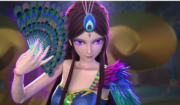 叶罗丽最新:黑化版孔雀登场,看了这颜值,网友:想娶她!