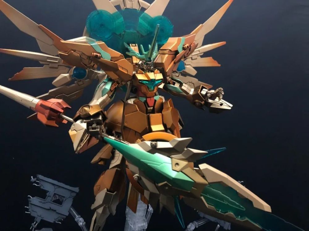 合体的再起高达换色涂装后