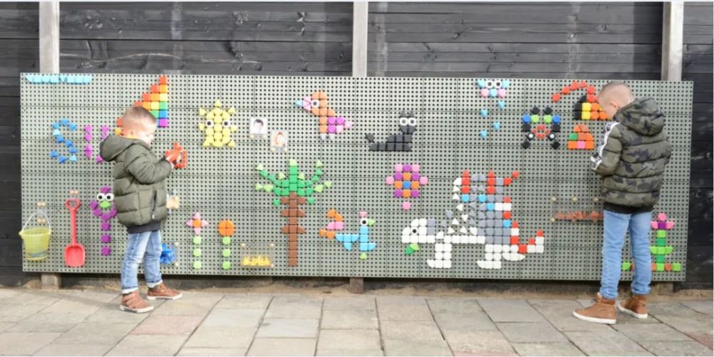 贝思德stem活动墙让孩子户外也能无限探索