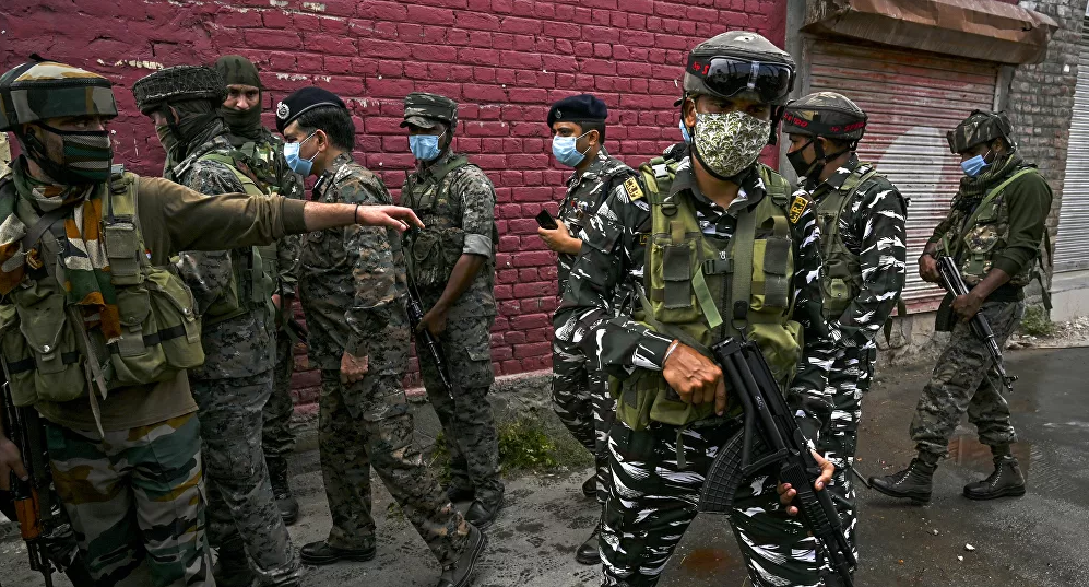 印度边境安全部队(资料图)据印度警方官员称,印度安全部队此前在该