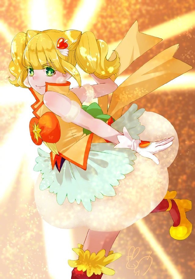 悠木碧公开自绘"光之美少女"角色图
