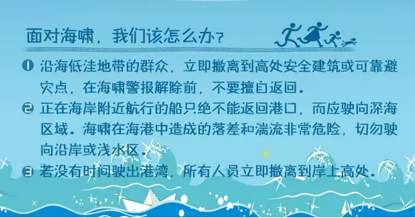 海啸手抄报图片大全图片