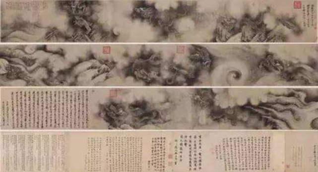 日本强行拍卖 六龙图 我国收藏家花3亿收购 一条龙值5千万 日本 历史 陈容 清朝 南宋 六龙图