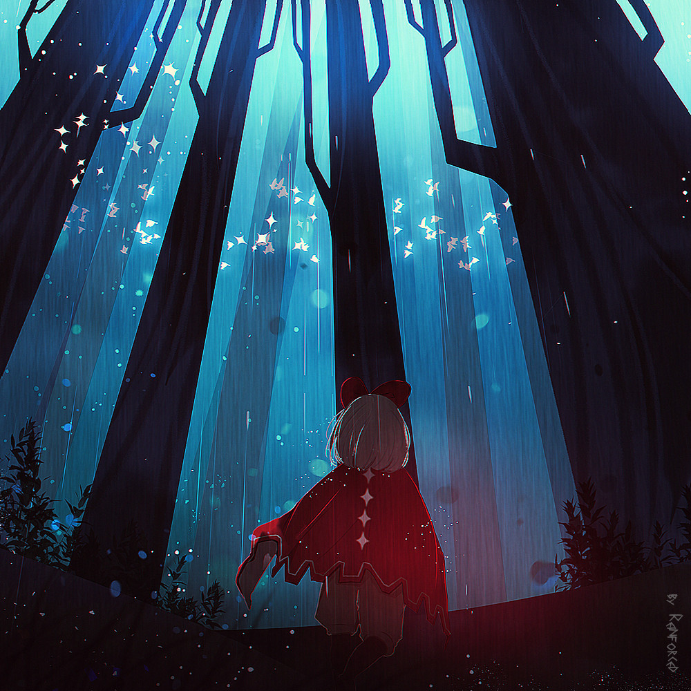 可人的光影魔法独特意境的唯美画卷