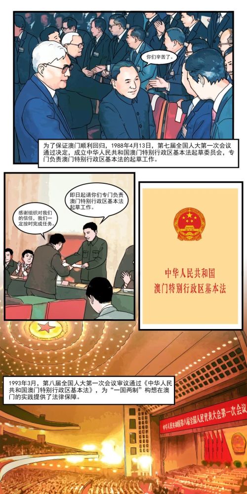 学四史丨漫画新中国史澳门回归