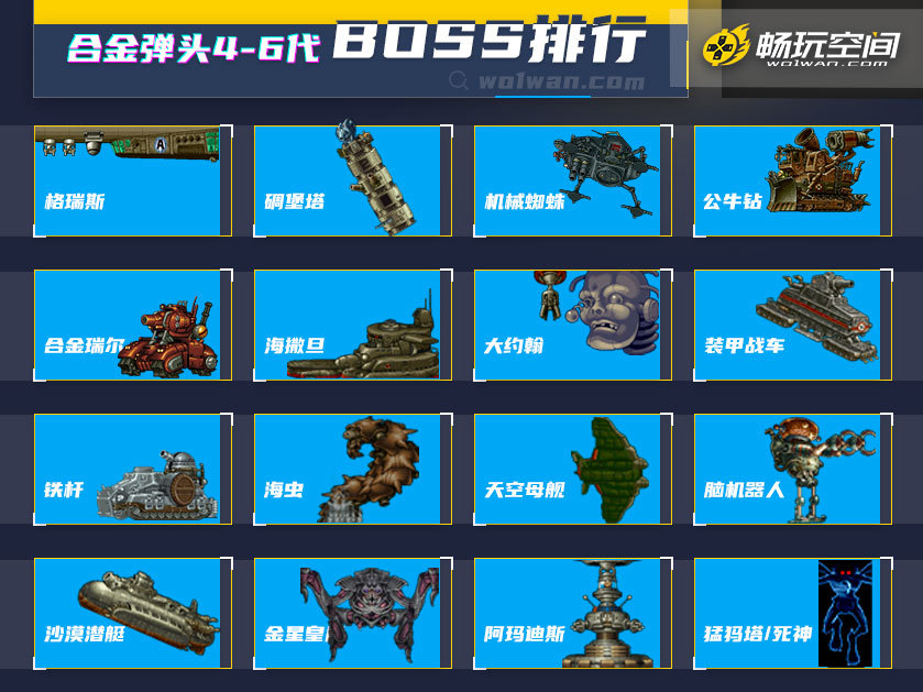 合金弹头46代boss排行