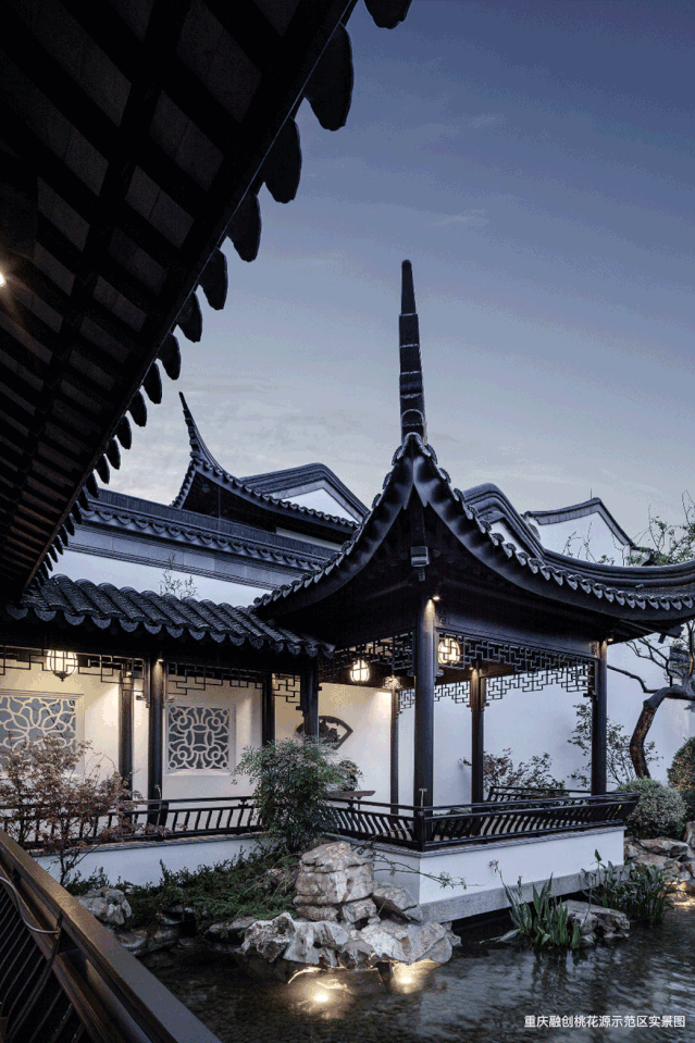 西南首座桃花源亮相融创以纯正江南园林为重庆敬献中式心意