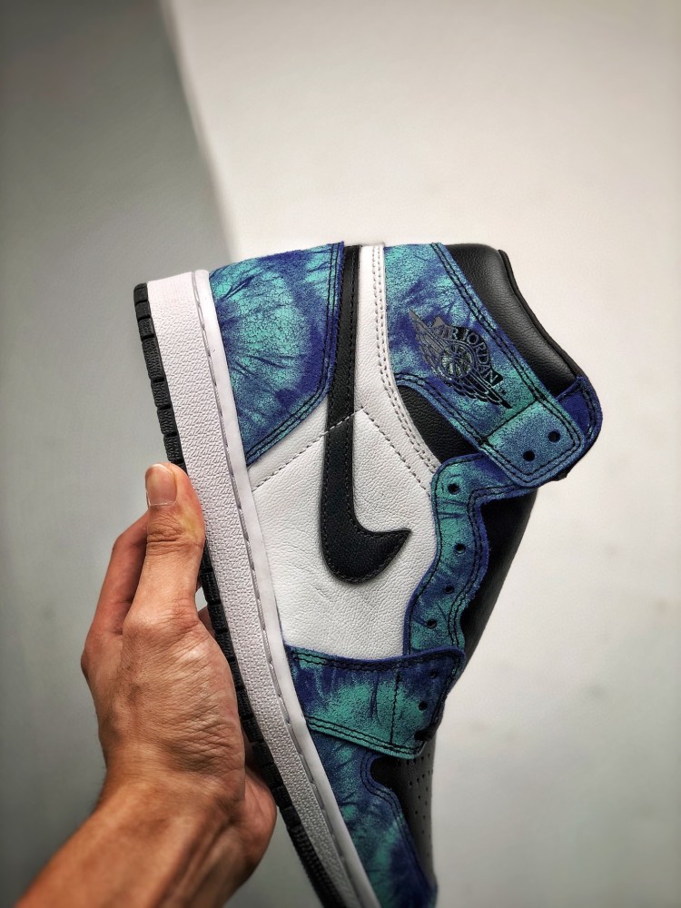 耐克air jordan1 扎染配色 开箱测评