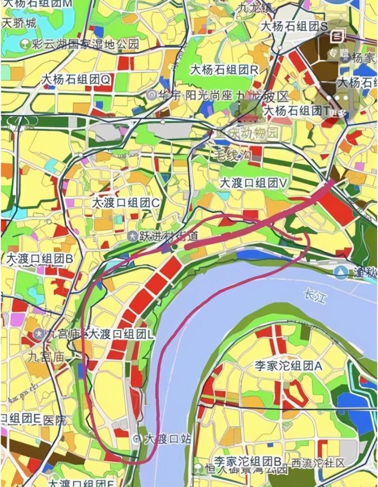 2007年6月,重庆主城的第一条快速干道—高九路(后命名为经纬大