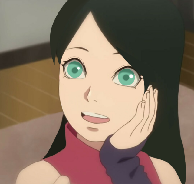 博人传当佐良娜和小樱留长发佐良娜很可爱小樱瞬间变仙女