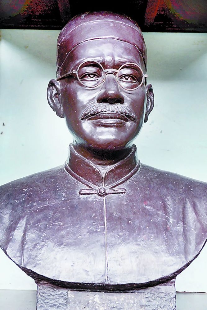 阳岐严复纪念馆里的严复像来源:福建老年报作者:郭来