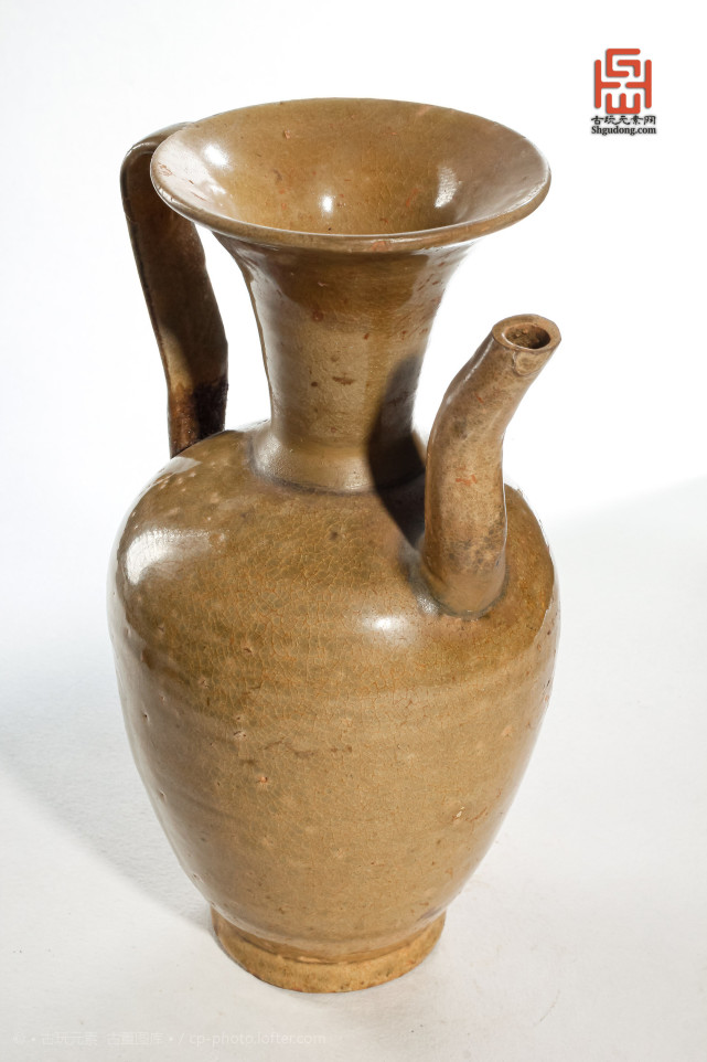 晚唐五代越州窑青釉执壶|青釉|越州|宋瓷