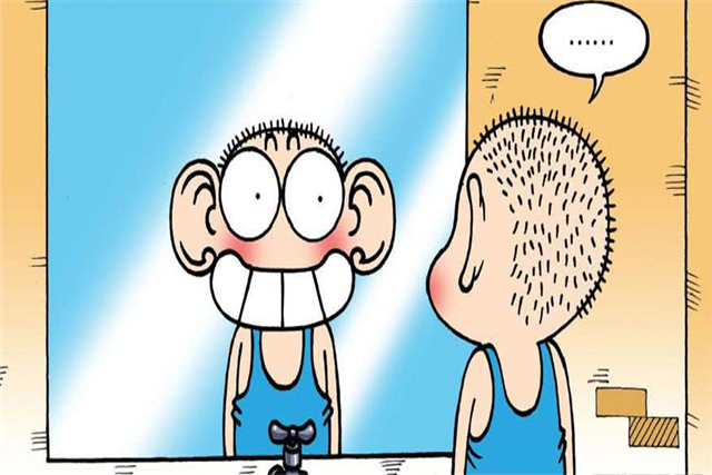 呆漫画呆式脸可以防止早恋呆爸人体搓衣板真好用