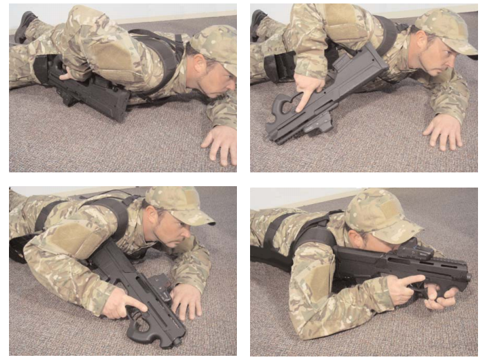 (卧姿迅速射击)