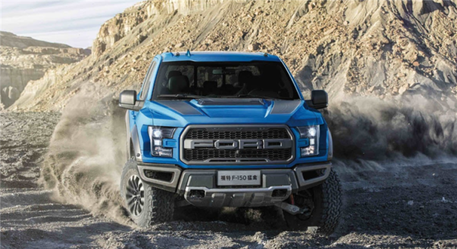 昆山改灯之福特猛禽f150改装激光大灯