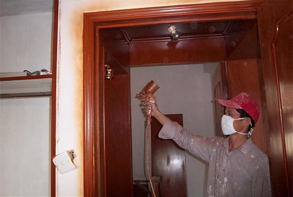 木门翻新喷漆步骤!