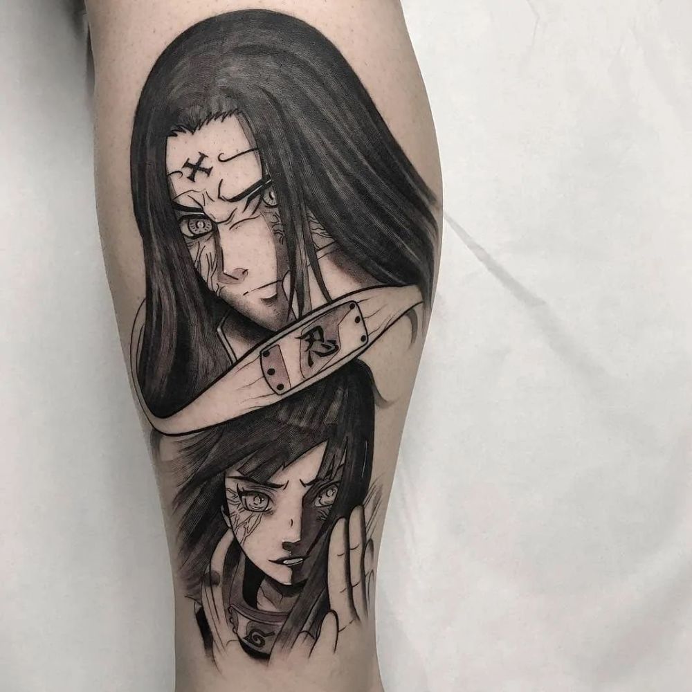 火影忍者纹身手稿