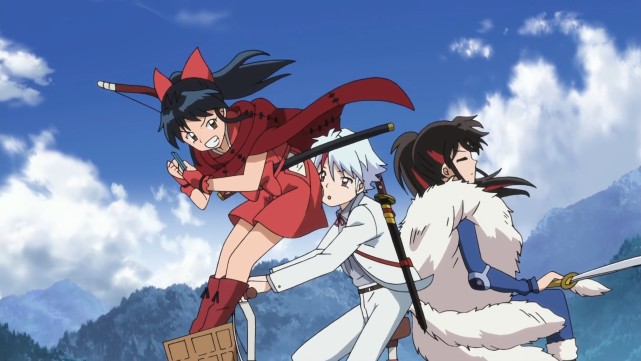 半妖的夜叉姬 诸叶等人退治猫妖 上演 猫狗大战 腾讯网