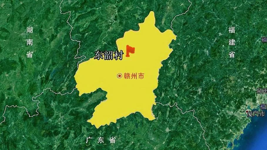 兴国县61社富乡61东韶村福寿沟设计者刘彝后裔聚居地