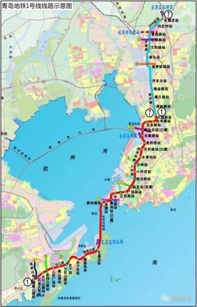 青岛又将迎来一条地铁12月就通车青岛机场终于要通地铁了