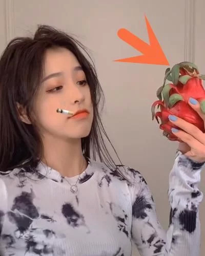 网红滤镜有多强看到刘思瑶镜头下的火龙果原谅我没见过世面