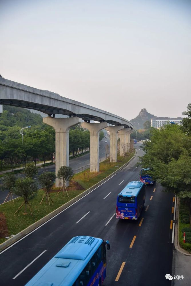 轻轨线路图.广西头条综合报道 编辑:黄译锐