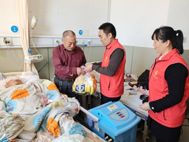 善心|爱心人士及组织救助中牟脑干出血患者魏建民