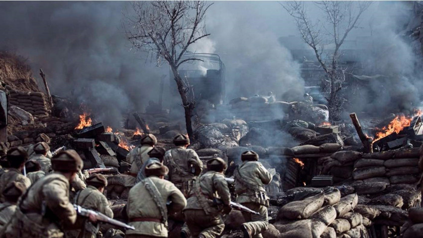 (抗美援朝中的志愿军)四,下碣隅里的突围.