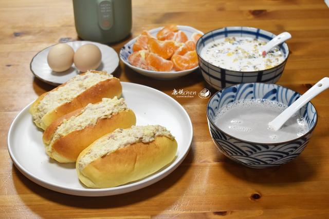 我家的早餐简单4样好吃又好做营养健康能量满满生活有滋味