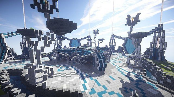 我的世界 怎么在水上种出一座城 这样打好地基就成功了五成 我的世界 元素