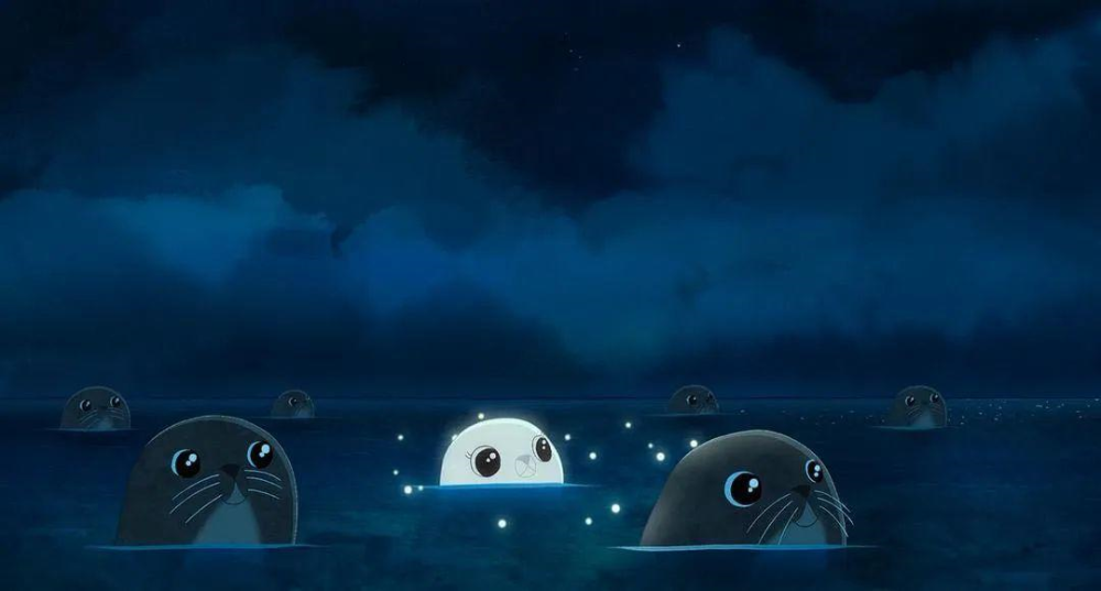 在爱尔兰的神话故事里,海豹是一种精灵,平时在海底玩.