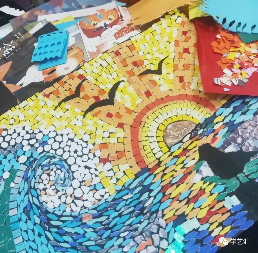 儿童画创意好玩的撕纸画教程动手动脑又好看内附优秀作品赏析