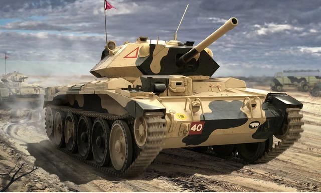 北非战场上的十字军坦克,在"飙车"这一方面,从来没输给过德军