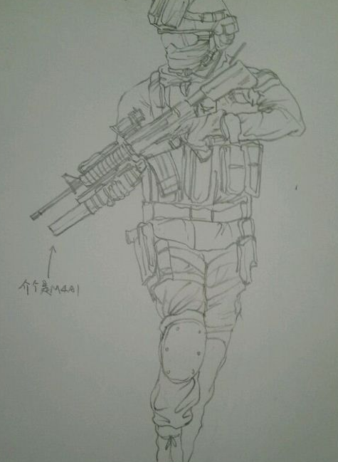 玩家67画67明日之后素描暗讽小学生画画技术有待提高