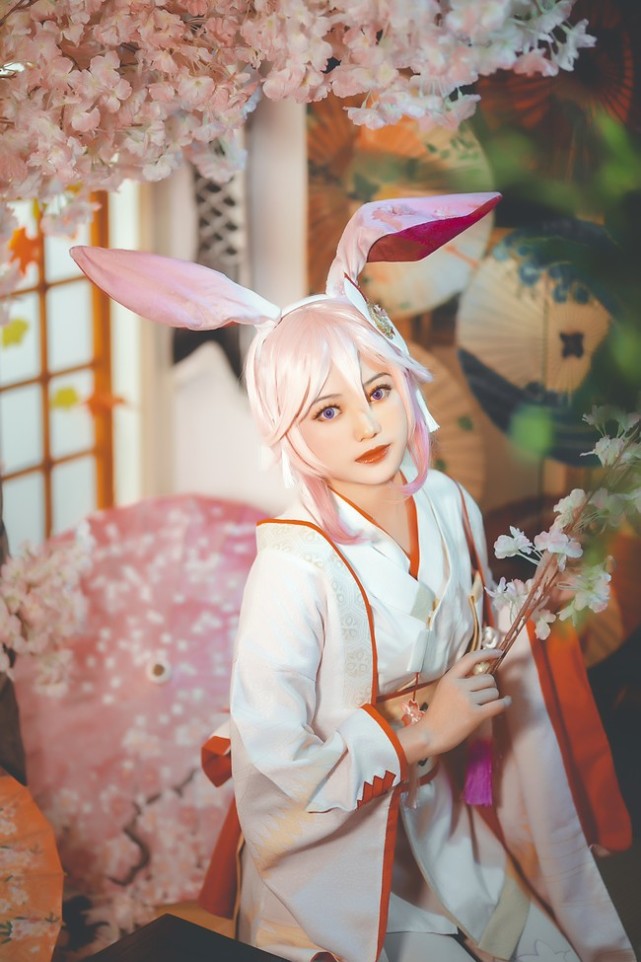 cos欣赏八重樱无垢莲华