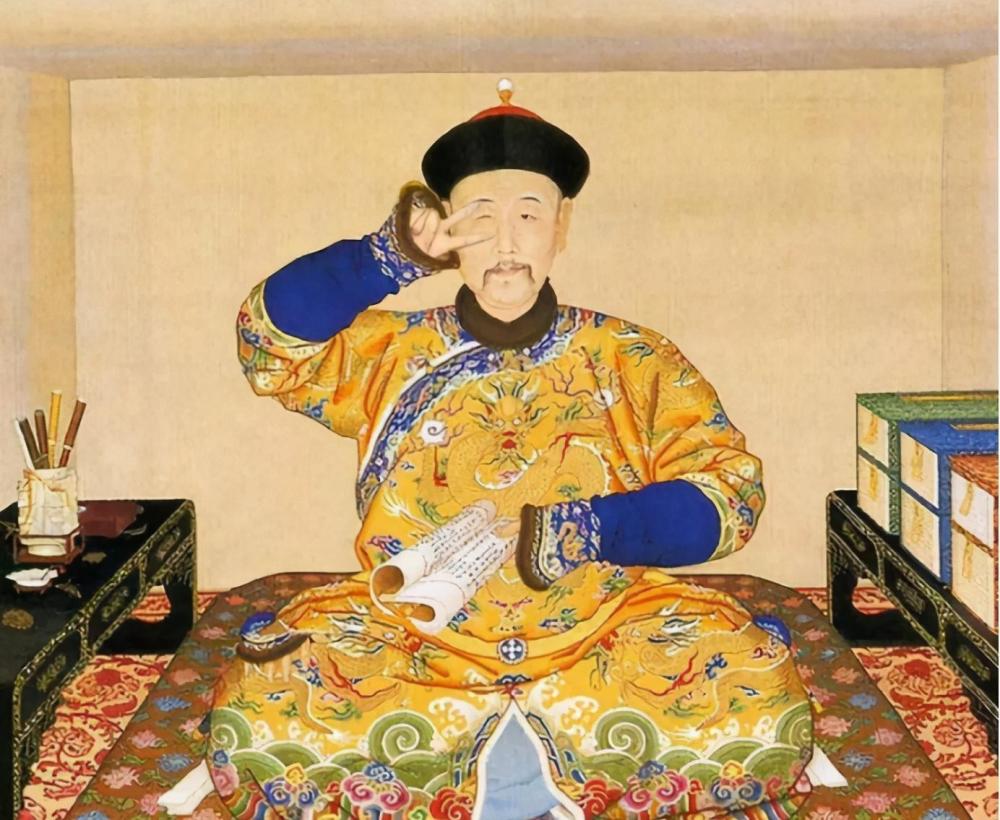 被偷偷画下来的乾隆爷"真容",这颜值也不输当红小鲜肉