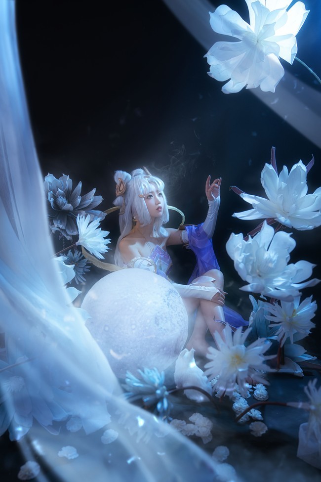cos:王者荣耀嫦娥,你是那位,百发百中的弓箭手吗?