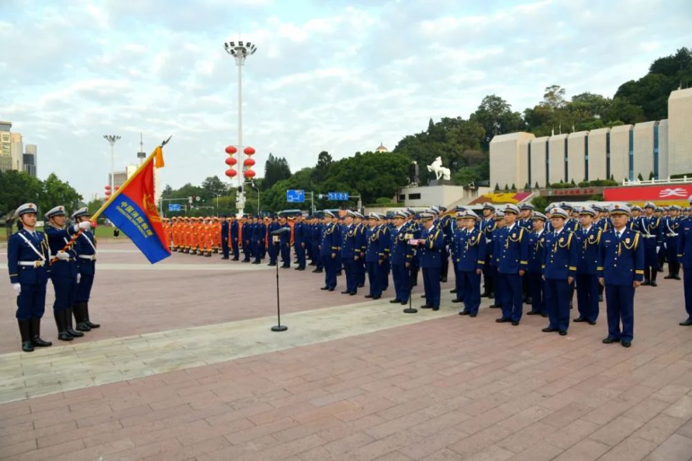 119消防日聚焦国旗下的火焰蓝