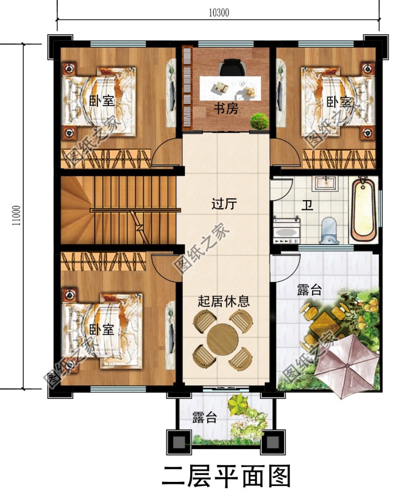 农村三层楼房设计图建房是大事可不能马虎