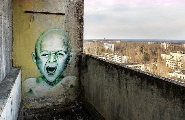 直击切尔诺贝利核电站附近的鬼城曾是苏联的骄傲图9阴森诡异