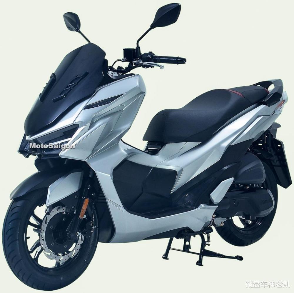 gpx联手三阳推出首款踏板车,水冷高颜值,竞争pcx和nvx