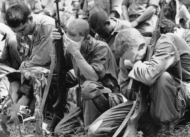 越战真实瞬间图6士兵神情呆滞美军失败或许已成定局